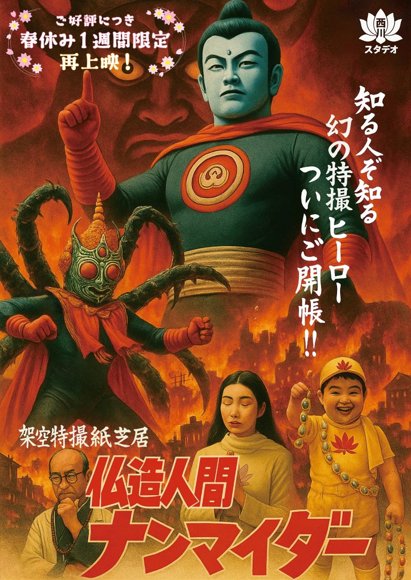 架空特撮紙芝居 仏造人間ナンマイダー＜蜘蛛菩薩篇＞
